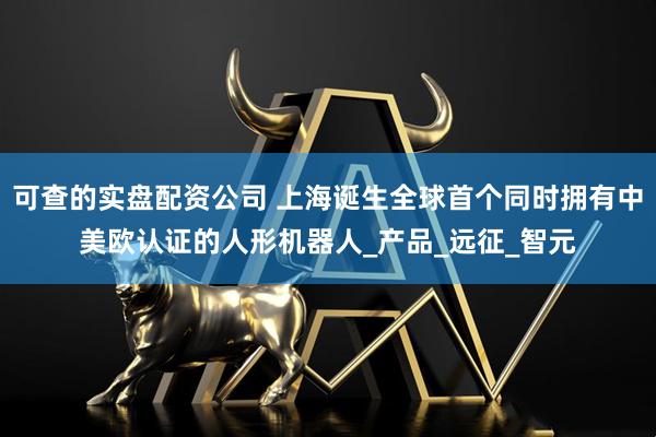 可查的实盘配资公司 上海诞生全球首个同时拥有中美欧认证的人形机器人_产品_远征_智元